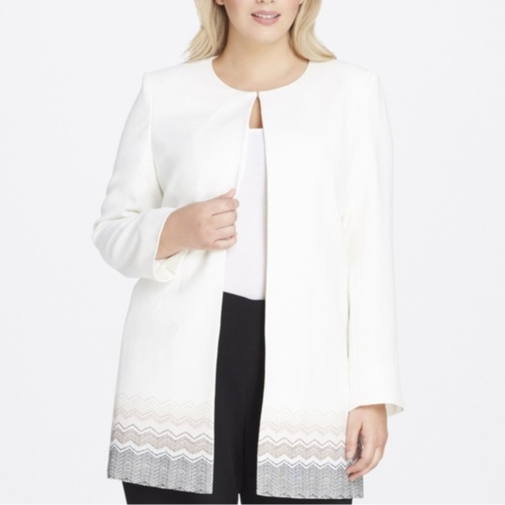 😍TAHARI beautiful Long Jacket/Coat‎ NWT😍